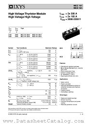 MCD161-22IO1 datasheet pdf IXYS