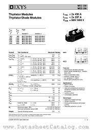 MCD250-08IO1 datasheet pdf IXYS