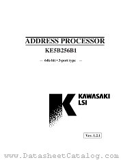 KE5B256B1CFP datasheet pdf Kawasaki LSI