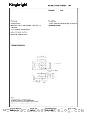 AA3528PBC datasheet pdf Kingbright Electronic