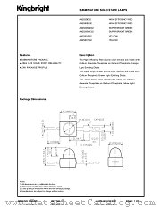 AM2520YC02 datasheet pdf Kingbright Electronic