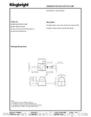 AM2520MGC01 datasheet pdf Kingbright Electronic