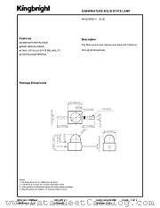 AM2520PBC01 datasheet pdf Kingbright Electronic