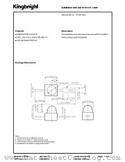 AM2520SURC02 datasheet pdf Kingbright Electronic