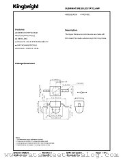 AM2520SURC09 datasheet pdf Kingbright Electronic