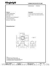 AM2520SURCK03 datasheet pdf Kingbright Electronic