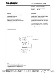 AP1608YC datasheet pdf Kingbright Electronic
