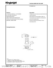 AP1608MBC datasheet pdf Kingbright Electronic