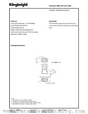 AP1608SEC datasheet pdf Kingbright Electronic