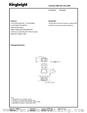 AP1608SURCK datasheet pdf Kingbright Electronic