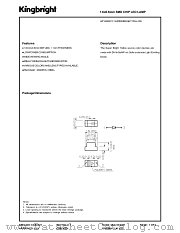 AP1608SYC datasheet pdf Kingbright Electronic
