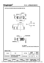 APBA3010SGYC datasheet pdf Kingbright Electronic
