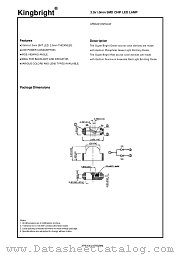 APBA3010SRSGW datasheet pdf Kingbright Electronic