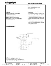 APC3216YC datasheet pdf Kingbright Electronic