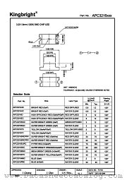 APC3216MGC datasheet pdf Kingbright Electronic