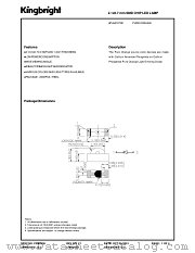 APJA2107NC datasheet pdf Kingbright Electronic