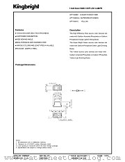 APT1608SGC datasheet pdf Kingbright Electronic