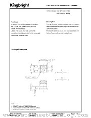 APTB1612ESGC datasheet pdf Kingbright Electronic