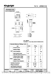 ATIR0111S datasheet pdf Kingbright Electronic