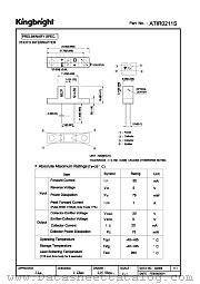 ATIR0211S datasheet pdf Kingbright Electronic