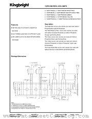 L113YDTTNR254 datasheet pdf Kingbright Electronic