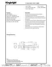 L132XND datasheet pdf Kingbright Electronic