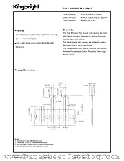 L59GYWTNB254 datasheet pdf Kingbright Electronic