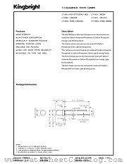 L7104YD datasheet pdf Kingbright Electronic