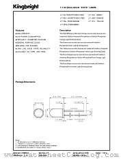 L7113YD datasheet pdf Kingbright Electronic