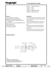L934SRD12V datasheet pdf Kingbright Electronic