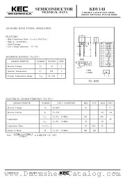 KDV149D datasheet pdf Korea Electronics (KEC)