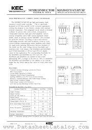 KIA3843AP datasheet pdf Korea Electronics (KEC)