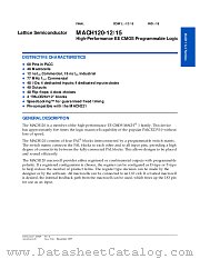 MACH120-18JI datasheet pdf Lattice Semiconductor