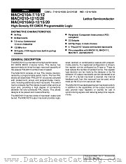 MACH210-18JI datasheet pdf Lattice Semiconductor