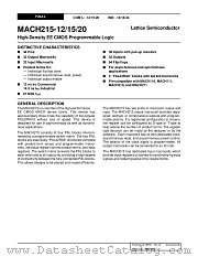MACH215-14JI datasheet pdf Lattice Semiconductor
