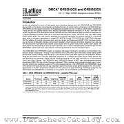 ORSO42G5-1BM484I datasheet pdf Lattice Semiconductor