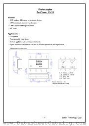 LA314 datasheet pdf Letex Technology