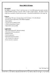 LT216 datasheet pdf Letex Technology