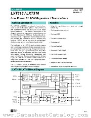 LXT316PE datasheet pdf Level One