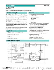 LXT317PE datasheet pdf Level One