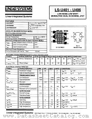 LS-U405 datasheet pdf Linear Systems