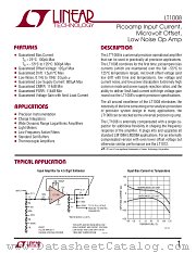 LT1008CJ8 datasheet pdf Linear Technology