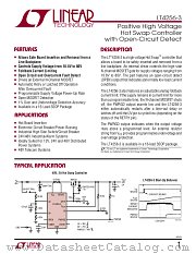 LT4256-3CGN datasheet pdf Linear Technology