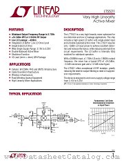 LT5521EUF datasheet pdf Linear Technology