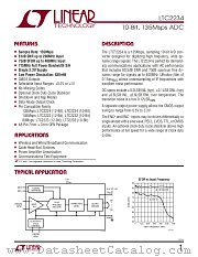 LTC2234IUK datasheet pdf Linear Technology
