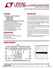 LTC2622CMS8 datasheet pdf Linear Technology