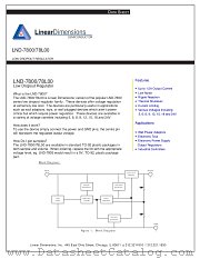 LND-7800 datasheet pdf LinearDimensions