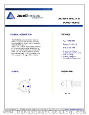 LND820 datasheet pdf LinearDimensions