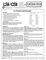 LS7311 datasheet pdf LSI Computer Systems