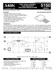 MSK5150-3.3BTU datasheet pdf M.S. Kennedy Corp.